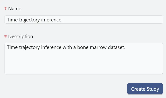 Create Study Form