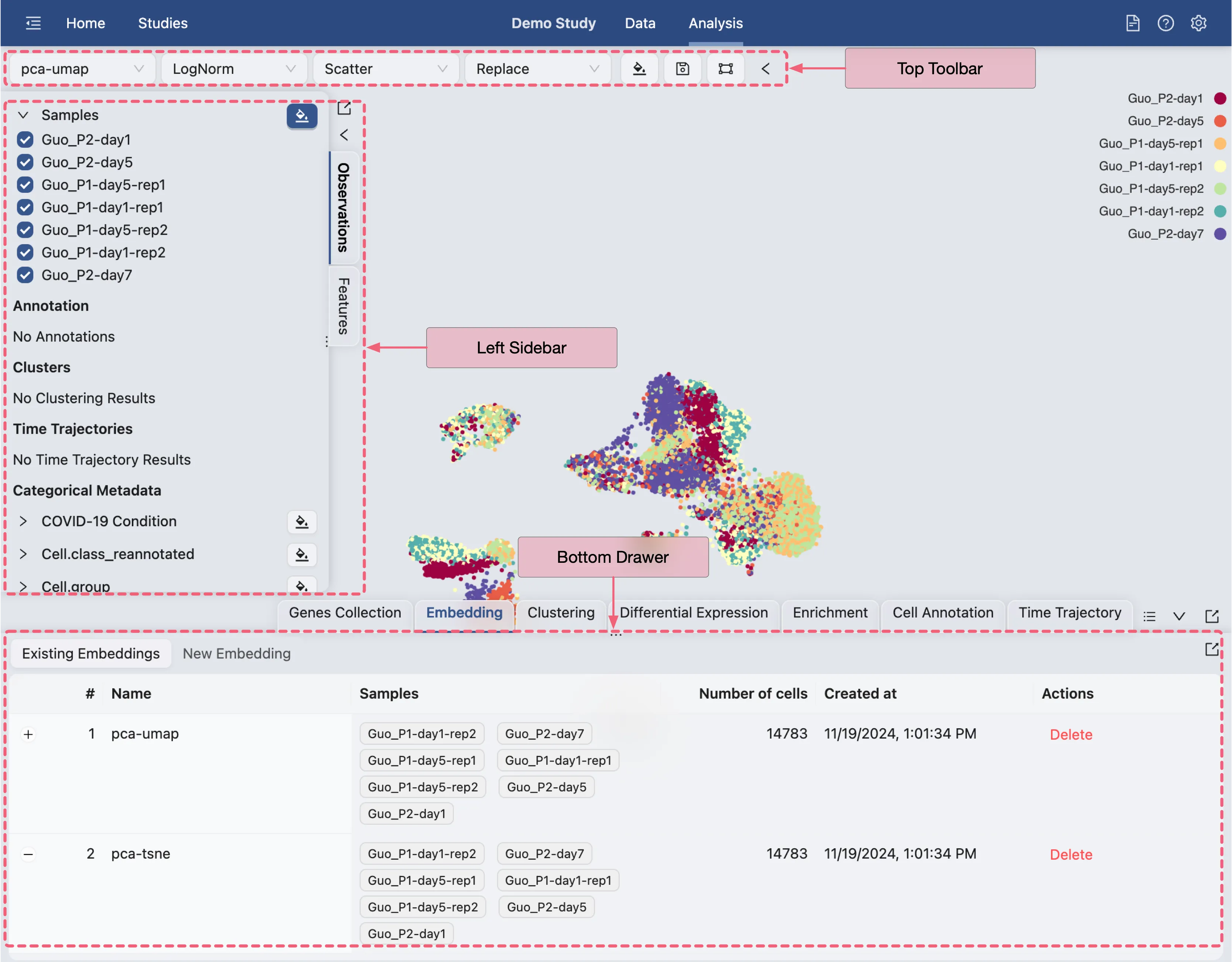 Analysis Page Analysis Page