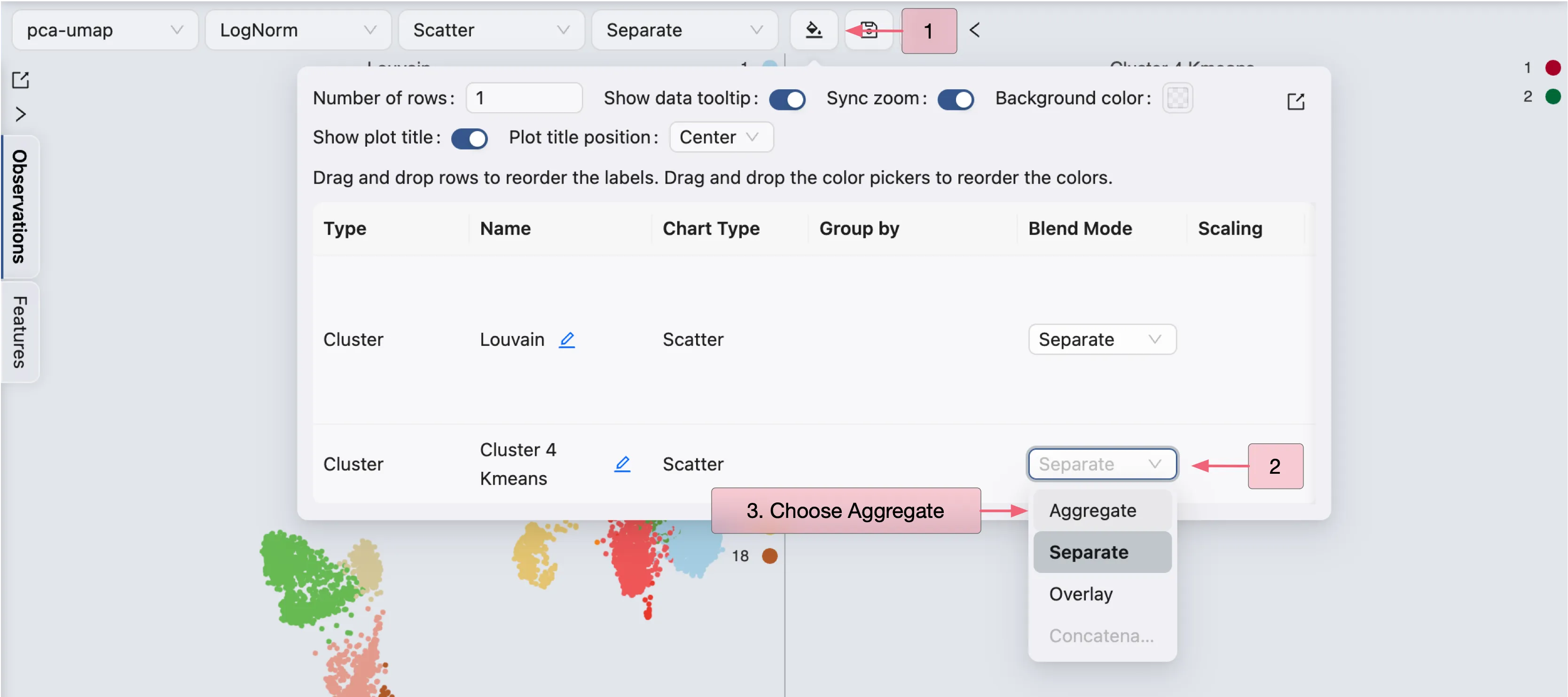 Aggregate Clustering Results Aggregate Clustering Results